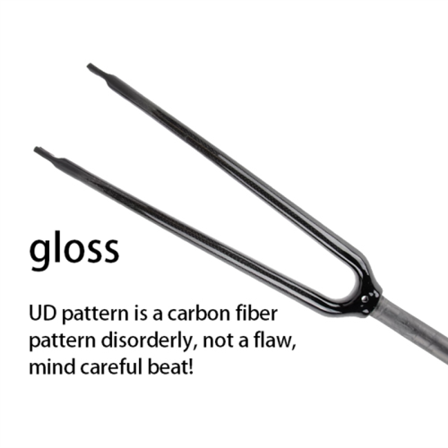 Ποδήλατο δρόμου Full Carbon Fiber Front Fork Straight Tube 25.4 Retro Bicycle 2