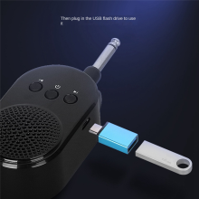 Minivahvistin 5 W kitara AMP 6,35 mm:n pistoke, kierretty 270 astetta USB ladattava sähköbassotarvikkeille
