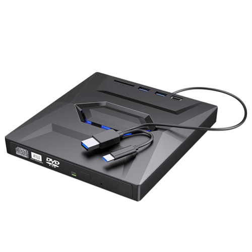 Externer DVD-CD-Brenner und Player Typ C/USB3.0-Laufwerk für PC Laptop 11/10/8/7