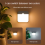 2 Pack LED Rechargeable Motion Sensor Light, Cordless Closet Lights, Night for Cabinet Stair 7