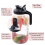 Cold Brew Coffee Maker 64Oz Pitcher mit Edelstahl-Super-Density-Filter für Eiskaffee, Eistee-A 1