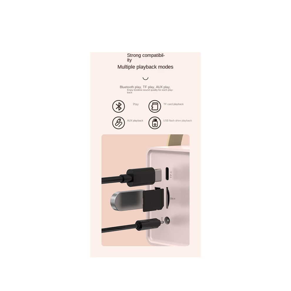 Bluetooth Speaker Classical Retro Music Player Sound Stereo Portable Mini Travel 4852694757168