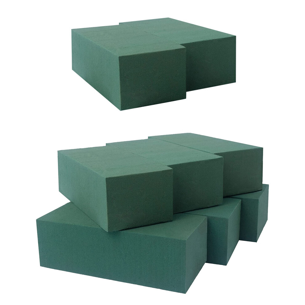 8 Pack Floral Foam for Fresh and ,Dry Wet Blocks Wedding,Birthday,Home Decoration