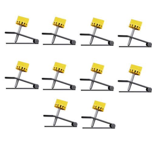 10Pcs Set Manual Tile Locator Πλακάκια τοίχου Ρύθμιση ύψους ρυθμιστής Positioner Leveler Rising Construction Tools 1