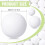 Lot de 300 balles de ping-pong, 40 mm, blanches 8