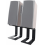 5.3In Height Monitor Speaker Stand Riser Comfortable Viewing Angle Mount Solid Support Metal 8
