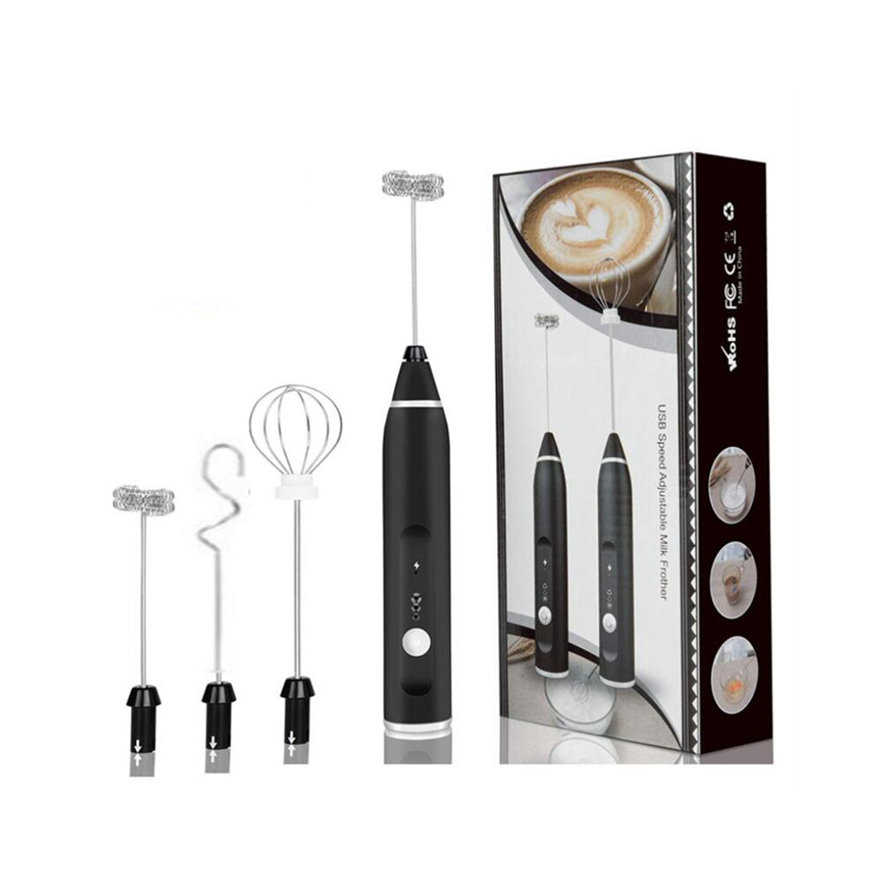Veneka Electric Milk Frothers Handheld Wireless Blender Usb Mini Coffee Maker Whisk Mixer Cappuccino Egg Food A Cream