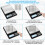 Digital Kitchen Scale,5Kg/0.01G Rechargeable ,High Precision Weighing Scales with LCD Display 8
