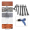 8Pc Air Chisel Head Set Pneumatic Hammer Punch Chipping Tool Hamme Cutting Rusting 7