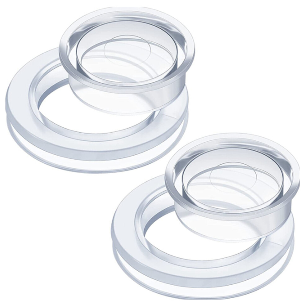 2Set Umbrella Hole Rings Ring with Cap Sleeve Plug Outdoor Table Cover Dust