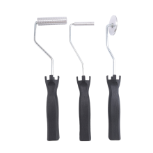 Roller,3PCS Alloy Hand Lay-Up Tools Fiberglass Bubble Laminating Cleaning and defoaming Roller Kit Paddle Εργαλείο