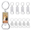 Κενά μπρελόκ Sublimation 10Pcs - Θήκη ή μεταλλικό ανοιχτήρι για μεταφορά θερμότητας, Σετ Β 1