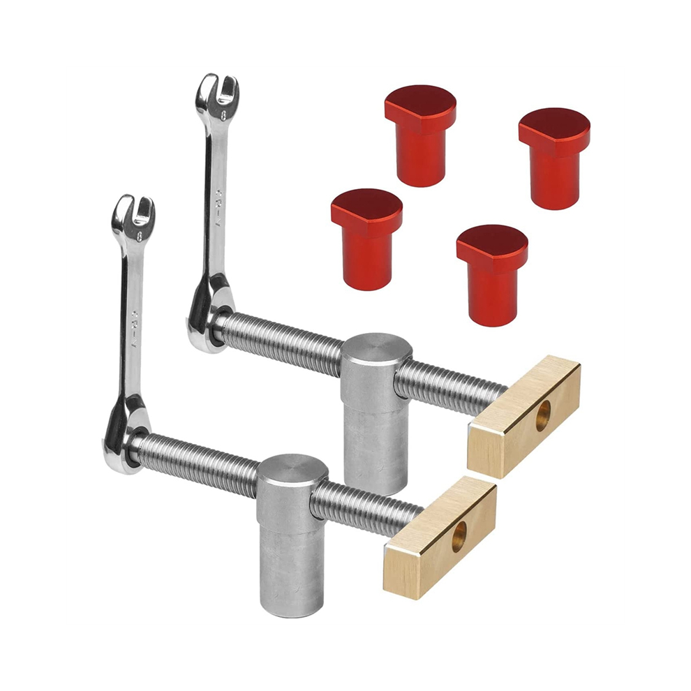 Woodworking Bench Dog Clamps With Stop Sets, Clip Clamp Fixture Vise Joinery Carpenter Tools(20Mm) D 4852694722029