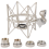 Microfoon-schokmontage Verstelbaar Opname Microfoonstatief Metalen Beugel Pod (Champagne Goud) 2