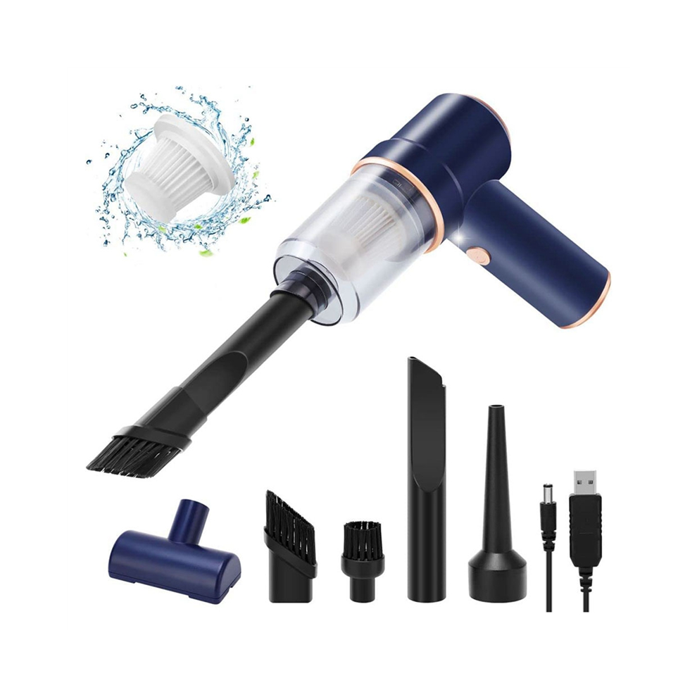 Handheld Vacuum 8000Pa, Portable Hand-Held Cordless Cleaner120w Rechargeable For Car, Home, Office, Pet 4852694722326