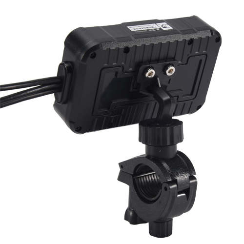 Câmera de motocicleta à prova d'água 1080P DVR Dashcam 3 polegadas gravador de vídeo frontal e traseiro preto 1