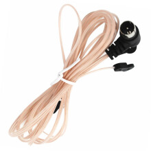 FM-radioantenne 75 dipool binnen-T-antennes koperen HD-antenne-ontvanger mannelijke type F-connector voor stations