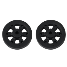 8X Acessórios para bagagem Rodas Aeronave Mala Polia Rolos Roda Mudo Peças Resistentes ao Desgaste Reparo 55X12Mm