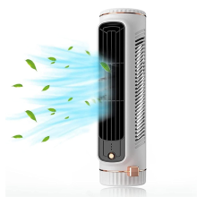 Condizionatore d'aria portatile automatico remoto, mini condizionatore personale USB con ventilatore elettrico a 3 velocità bianco