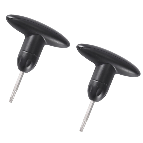 2PCS Plastic Handle Golf Adjustment Wrench Tool Driver Club Shafts Adapter Wrench,Black