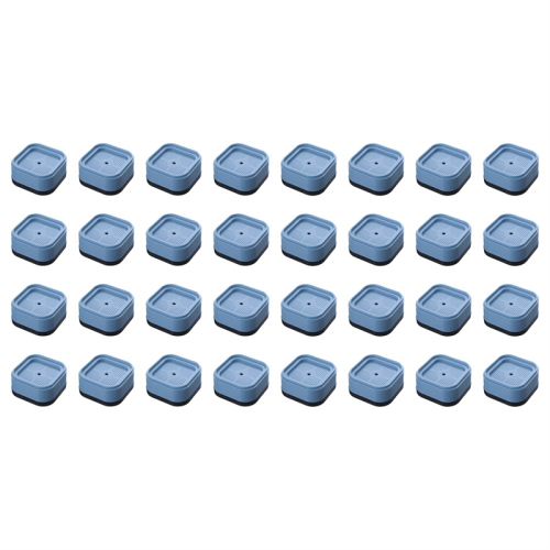 Pacote com 32 elevadores para móveis, cama, mesa, pernas, elevadores empilháveis, ajustáveis e resistentes de 1,38 polegadas 2
