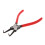4PC 180MM Snap Ring Pliers Set Circlip Kit Internal External Curved 7In in Retaining Clips 5