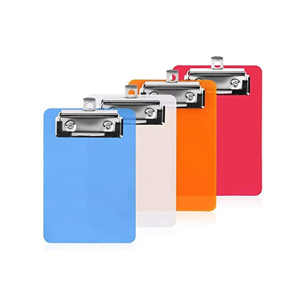 Mini Portablocco Da 4 Pollici X 6 Pollici, 4 Pezzi Di Piccole Portablocchi, Portablocco Con Blocco Note, Formato Promemoria, Portablocco In Plastica