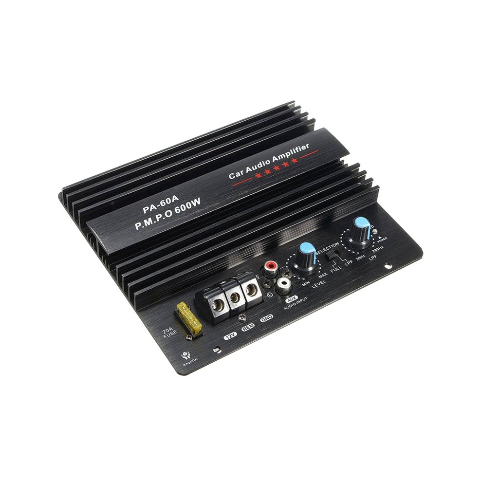 12V 600W Car Audio Power Amplifier Boord Lossless Subwoofer Bass Module High Accessories Mono Channel-image-OPC-PGGS2PY-NEW