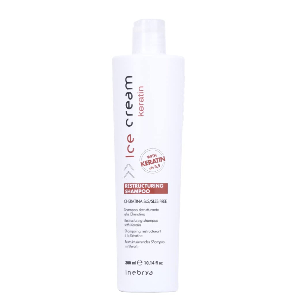Inebria Ice Cream Keratin Restructuring Shampoo 1014Oz