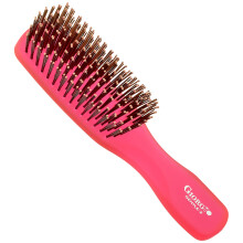 Giorgio GION2R Neon Red 6.25 inch Jemný Kartáč na Vlasy pro Muže, Ženy a Děti