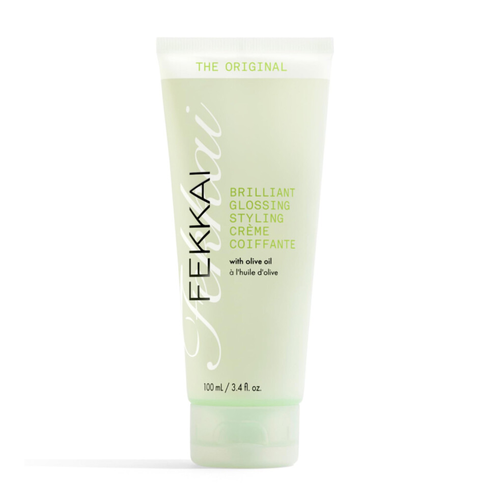 Fekkai The Original Brilliant Glossing Styling Creme - 3.4 oz - Boosts Shine, Smoothes Frizz & Defines Curls with Olive Oil - Free of Sulfates, Parabe