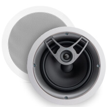 Polk Audio MC80 2-Way in-Ceiling 8"""" Speaker (Single) | Dynamic Built-in Audio | Perfect for Humid Indoor/Enclosed Areas | Bathrooms  Kitche
