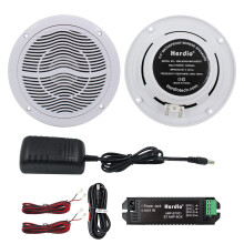 Herdio 65 Inch 2-Way Waterproof Marine Bluetooth ceiling Speakers 120