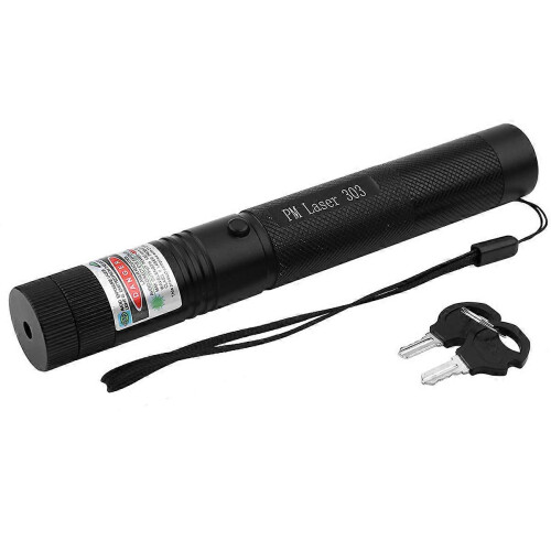(As show, One size) 532nm Tactical Focusable Red Laser Burning Pointer Pen with Star Cap