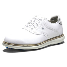 FootJoy Men's Traditions Golf Shoe White/White 9 Wide