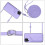 (Light Violet) Compatible Case for Samsung Galaxy A12 Accurate Incision Unique Kickstand Function High Quality 1