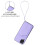 (Light Violet) Compatible Case for Samsung Galaxy A12 High Quality Kickstand Function Unique Accurate Incision 3