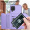 (Light Violet) Compatible Case for Samsung Galaxy A12 Unique Kickstand Function High Quality Accurate Incision 2