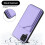 (Light Violet) Compatible Case for Samsung Galaxy A12 Unique Kickstand Function High Quality Accurate Incision 5