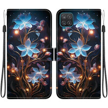 (C7 ) Compatible with Samsung Galaxy A12 5g Case Card Slot Kickstand Pattern Cover Card Slots Pu Leather