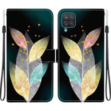 (C7 ) Flip Case for Samsung Galaxy A12 5g Card Slot Kickstand Wallet Card Slots Pu Leather Pattern Cover