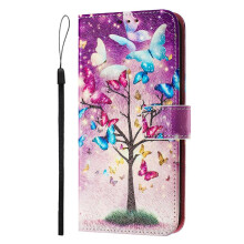 (C2) Case for Samsung Galaxy A12 Pu Leather Pattern Flip Cover with Credit Slot Wallet