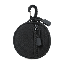 Outdoor Coin Wallet Portable Triangular Buckle Round Case Zipper
