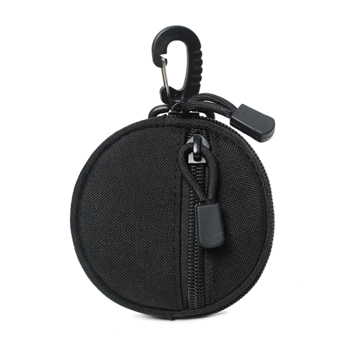 Outdoor Coin Wallet Portable Triangular Buckle  Round Case Zipper