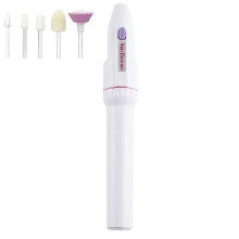 (As show, One size) Electric nail file with high-quality nail care attachments