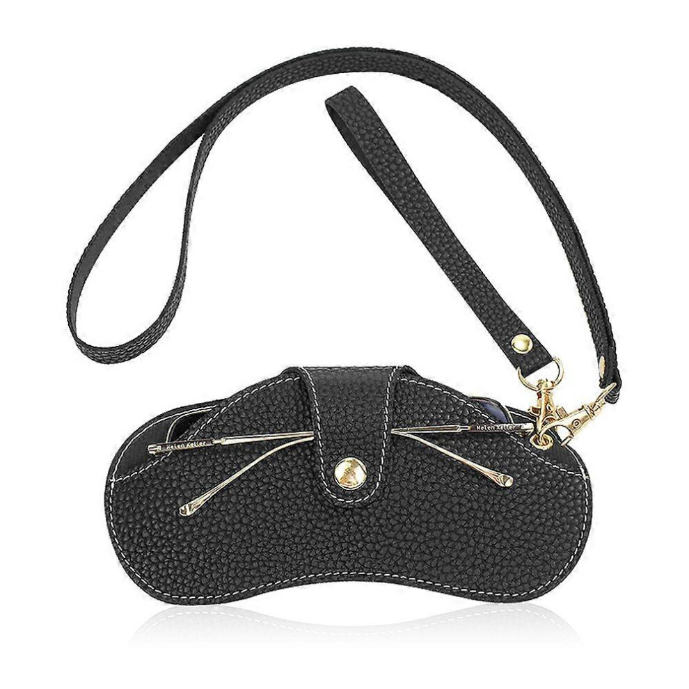 (As show, One size) Eyeglass Case Shell, Portable Sunglass Case, fashionable PU Leather Eyeglass Case, Lightweight-image-OPC-PGGV5PP-NEW