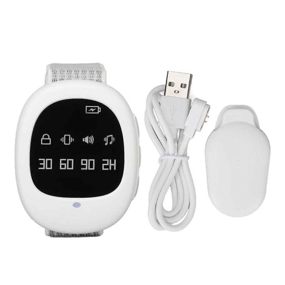 (As show, One size) Bedwetting Alarm Vibration Timer Setting Musical Wireless Potty Training Alarm for Elderly Adults Children