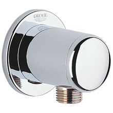 Grohe 28672000 Relexa Duschwandanschluss 0,5 Zoll Gewindeanschluss Starlight Chrom
