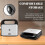 SUPERLEX 6-in-1 Waffle Maker 850W Sandwich Toaster Replaceable Plates 7