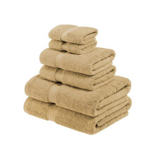 Set de prosopuri de bumbac egiptean superior cu 6 buca?i include 2 baie